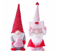 Fnfhsa 2 Pezzi di Gnomi Decorativi per San, Decorazioni di Peluche Fatte A Mano per Gnomi di San, Mini Bambola Volto per San Durevole e Facile da Usare