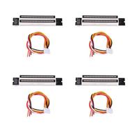 Fnfhsa 4X Doppio 12 Indicatore del Livello di Musica LED Spectrum VU Meter Amplificatore Lampade Velocità Della Luce Scheda Regolabile per MP3 DC 7-12V ()