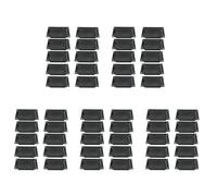 Fnfhsa 50PZ 9V Battery Box/Holder/Case Vano Coperchio con Clip per Batteria da 9 Volt per Accessorio di Ricambio per Pickup per Chitarra