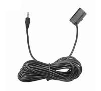 Fnfhsa Microfono A Clip per Auto con Jack da 3,5 mm, Mini Microfono Esterno Cablato, Console Superiore per Multimedia per Auto, Spina Dritta