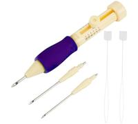 Fnfhsa Punch Needle, Embroidery Needle Punch, Set di Penne di Dimensioni per Punch Needle Medio, con Kit Fai-da-Te per L'Ago A 3