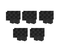 Fnfhsa Schiuma da Studio per Isolamento Acustico da 300 Pezzi, per Pannello Isolante Acustico da Parete, per Studio Domestico, 2,30X 30Cm