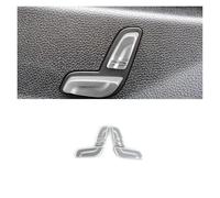 FNGMHF Decorazione della Copertura dei Pulsanti di Regolazione del Sedile della portiera Compatibile con la Classe C W204 2008-2014 Accessori Interni for Lo Stile dell'auto