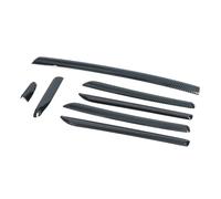 FNGMHF Decorazione della Copertura del cruscotto in Stile Fibra di Carbonio Compatibile con Audi A3 8V 2014-2018 S3 2017 Strisce di Rivestimento della portiera Interna dell'auto in ABS(E LHD)