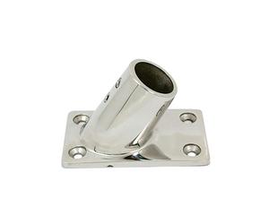 FNI Base Rettangolare Inox 60 Gradi Diametro mm 22 S0925-A0022