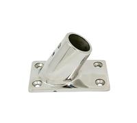 FNI Base Rettangolare Inox 60 Gradi Diametro mm 25 S5925-A0025