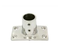 FNI Base Rettangolare Inox 90 Gradi Diametro mm 22 S5924-A0022