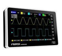 FNIRSI 1013D Oscilloscopio - Oscilloscopio tablet portatile, oscilloscopio digitale a memoria portatile, 2 canali, larghezza di banda 100 MHz, frequenza di campionamento 1GSa/s, schermo touch TFT LCD