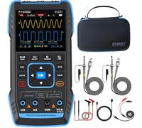 FNIRSI 2C53T 50MHz Oscilloscopio 3 in 1 Multimetro Generatore di Segnali | 2 Canali, 250MSa/s, Multimetro 19.999 Conteggi TRMS, Misura Automatica per Diagnostica Auto e Riparazione Elettronica