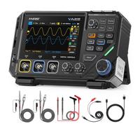 FNIRSI 2D15P 100MHz Digitale Oscilloscopio Multimetro Generatore di Segnale DDS 3in1, Multimetro a 2CH per L'industria Auto, 19.999 TRMS, Frequenza di Campionamento 500MS/s, Touchscreen da 4,3 Pollici