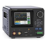 FNIRSI IPS3608 Alimentatore CC Variabile, Alimentatore da Banco 36V 8A，Ripple Basso<10mV, Involucro in Al, Porta USB-A&Tipo C, Interfaccia Utente Giorno/Notte, Programmabile da PC, 6 Dati Preimpostati