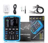 Fnirsi mini Oscilloscope Fnirsi DPOX180H Oscilloscope digitale palmare a doppio canale 180MHz-3DB 2 In 1 Generatore di segnale di funzione Display a fluorescenza ZOOM
