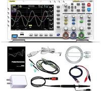 Fnirsi Oscilloscope Fnirsi-1014D Desktop Oscilloscope 100MHZ*2 1GS/s 2 in 1 Dual Channel Oscilloscope Digital Oscilloscope 10MHZ generatore di segnale