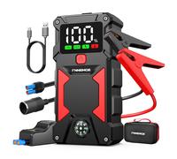 FNNEMGE Avviatore Batteria Auto 6000A Avviatore Emergenza per Auto(Adatto a