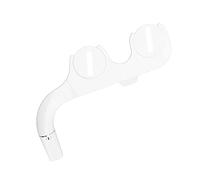 Fnppyrd Attacco for Bidet Struttura a Pulsante con Doppio ugello in ABS Attacco for Bidet Ultra Sottile