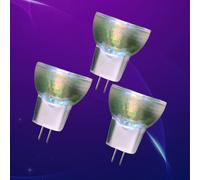 FNVMZ Lampadine Alogene 3 Pezzi Gu4 Bi-Pin Base 12V 6V 5W 10W 20W 35W Mini Lampadina Ad Alta Efficienza Energetica Senza Lente Di Vetro (10W/6V)