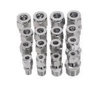 FNYUVNFAF 1pc Steel Straight Conversion Adapter Fittings Pipe Fitting Tube OD12mm-1/4 BSP Male Thread