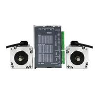 FNYUVNFAF DC24V～50V 2.5/3/4A 2Phase Nema23 2-Axis Stepper Electronic Starter Driver 0.6/1/1.5/2/2.2/2.6/3N.m 2-Axis Open Loop Stepper Electronic Starter Driver Kit(Nema23 2.0Nm 6.35mm)