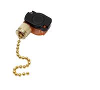 FNYUVNFAF E87438 303-1 ON off Interruttore a 2 Posizioni for Ventilatore da soffitto 3A 250VAC 6A 125VAC Interruttore a Catena for Luce Ventilatore da soffitto