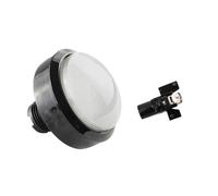 FNYUVNFAF Emergency Stop Switch 1pcs 60mm Game Accessories Button 60mm Convex Big Circle with Light Button Pattle Game Machine Big Circle Button Switch Reset(4)