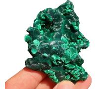FNYUVNFAF Stone Acicular Malachite Cluster Quartz Crystal Restoration Home Office Decorative Gem 1pc(50-100g)
