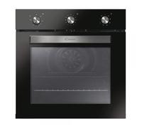 Candy fcdie206n forno da incasso, elettrico ventilato , multifunzione, nero, 65 litri classe a+