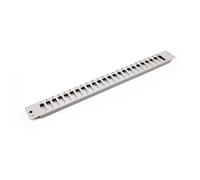 FO front plate for fiber optic panel (for DN-96200-P) 24x SC duplex 1U, gray