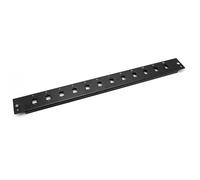 FO front plate for fiber optic panel (for DN-96200-QL) 12x LC duplex 1U, black
