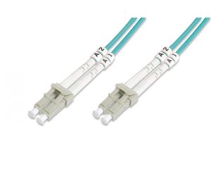 FO patch cord, duplex, LC to LC MM OM3 50/125 µ, 20m