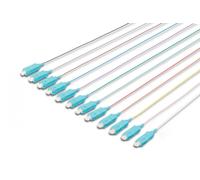 FO pigtail set, 12 pcs., SC, MM OM3 50/125 µ loose buffer, color code DIN IEC 304, 2 m