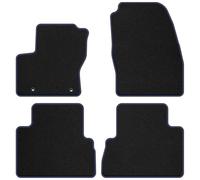 FO01-1 Set Tappetini Velluto Premium Opaco Blu per Ford Grand C-MAX II 2012-2019