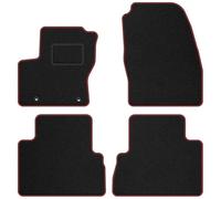 FO01-1 Set Tappetini Velluto STREAK Rosso per Ford Grand C-MAX II 2012-2019 5 pa