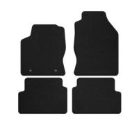 FO06-1 Set Tappetini Velluto Premium Pelle Nera per Ford Focus I 1998-2002 prima