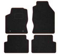 FO06-1 Set Tappetini Velluto STREAK Marrone per Ford Focus I 1998-2002 prima del