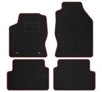 FO06-1 Set Tappetini Velluto STREAK Rosso per Ford Focus I 1998-2002 prima del l
