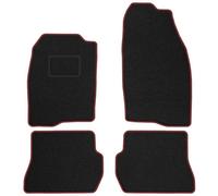 FO11-1 Set Tappetini Velluto STREAK Rosso per Ford Fusion 2002-2005 prima del li
