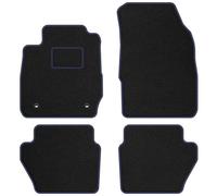 FO26-1 Set Tappetini Velluto Premium Opaco Blu per Ford Fiesta VI 2008-2012 Fiss