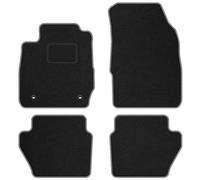 FO26-1 Set Tappetini Velluto STREAK Bianco per Ford Fiesta VI 2008-2012 Fissaggi