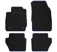 FO26-1 Set Tappetini Velluto STREAK Blu per Ford Fiesta VI 2008-2012 Fissaggi ov