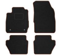 FO26-1 Set Tappetini Velluto STREAK Marrone per Ford Fiesta VI 2008-2012 Fissagg