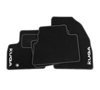 FO27-1 Tappetini Velluto LOGO "Fits To" per Ford Kuga I 2008-2012 4 chiusure a i