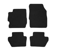 FO31-1 Set Tappetini Velluto Premium Opaco Nero per Ford Ka II 2008-2016 tappeto