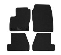 FO35-1 Set Tappetini Velluto Premium Pelle Rosso&Bianco per Ford Focus III 2011-