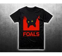 Foals Cat T-shirt T shirt Black Tee Man Woman