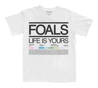 Foals Life Is Yours Song List autorizzato Uomo maglietta