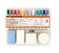 Foam Art - 3D effetto morbido multi-funzione Craft Markers for Creative Expression | Vibranti Colors with Smooth Application, Portable Fast Drying Foam Art for DIY Projects, Holiday Crafts and Home
