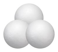 Foam Balls 3Pcs 7'' DIY Smooth White Christmas Foam Balls for Crafts Ornaments Styrofoam for Crafting Large Ball