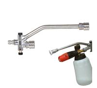 Foam Blasters Adapter - Power Washer Extension Lancia Dispositivo Doppio Connettore, Spruzzatore di Schiuma per Veicoli Accessorio per Pulitore a Pressione | Dispenser di Lavaggio Auto, Ugelli Spray