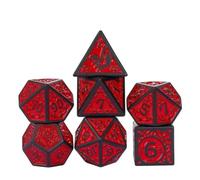 Foam Brain Games Bloodthirst - Set di dadi RPG, multicolore