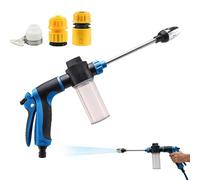 Foam Car Wash Sprayer,Adjustable Nozzle Washer | High Pressure Multi-port Telescopic Foam Cannon Garden Hose | for Auto Detailing Home RV Truck Boat Motorcycle Wheel Patio Garage